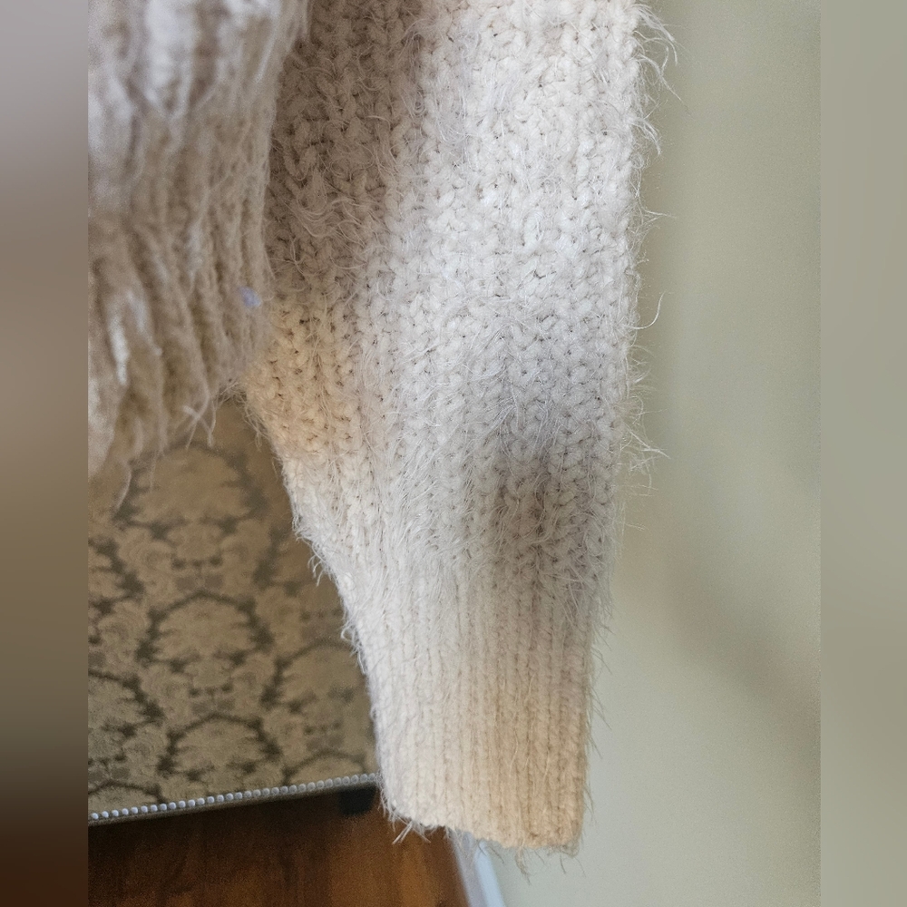 Free People chunky cream dubetti sweater - Picture 10 of 13